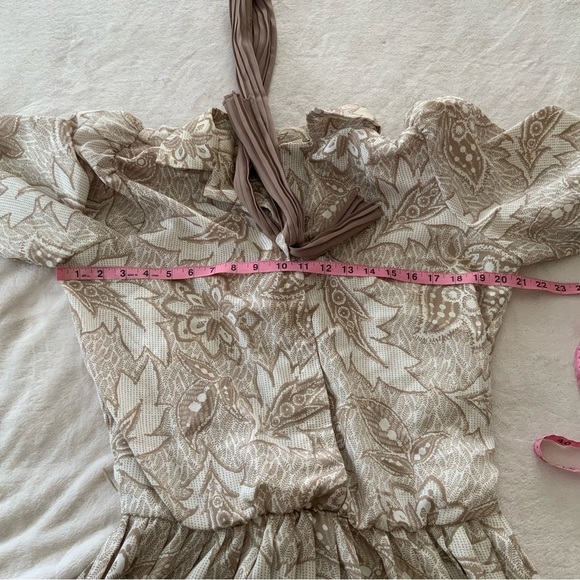 VINTAGE breli originals scarf front grandma dress - Picture 6 of 8